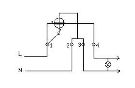 單相電表接線(xiàn)方式——二進(jìn)二出接線(xiàn)法