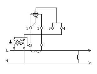 單相電表接線(xiàn)方式——經(jīng)互感器接入式法