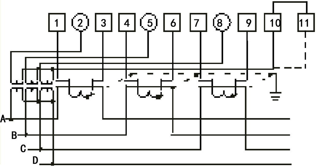 華立dtsd545接線(xiàn)方式——電壓、電流互感式接線(xiàn)圖