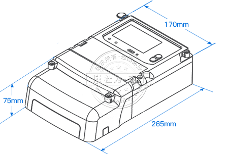 長(zhǎng)沙威勝DTSD341-MC3尺寸圖